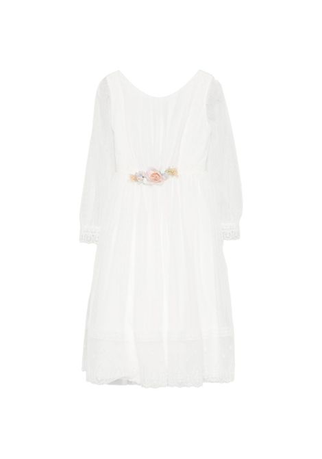 Abito in pizzo AMAYA KIDS | 636207ML0012 CRUDO